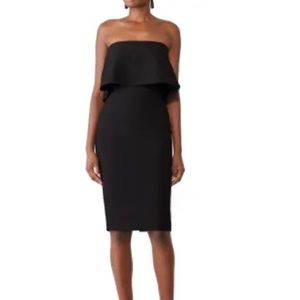 Likely Driggs little black dress strapless cocktail special occasion size 6